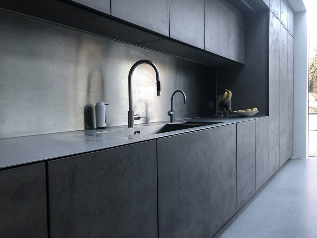 Warendorf Concrete Titanium Grey German kitchens London project